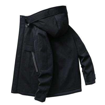 China Custom Made Mens Jacket Winter Reversible Padded Slim Fit Casual Tooling Down Jacket for sale