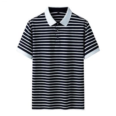 China Summer QUICK DRY Llapel striped by trend Polo Shirt Short Sleeve Men ' for sale