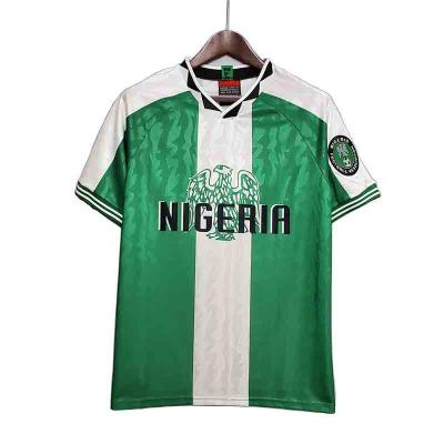 China Breathable/Quick Dry/Absorbent/2022 Original Nigeria Sports Vintage White Football Soccer Jerseys Football Shirts Lightweight Hot Custom Made Football Tank Top for sale