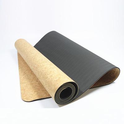 China Yoga Exercises Cheap Wholesale Foldable Travel Use Non Slip Tape Yoga Mat With Custom for sale