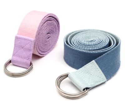 China Yoga exercise strength training elastic belt suitable for auxiliary belt factory lace beginners yoga exercise yoga tension belt for sale