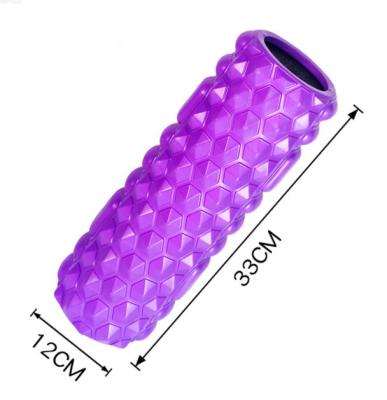 China Durable Foam Spindle Muscle Shaft Relaxation Mace Massage Stick Roller Solid Yoga Foam Shaft for sale