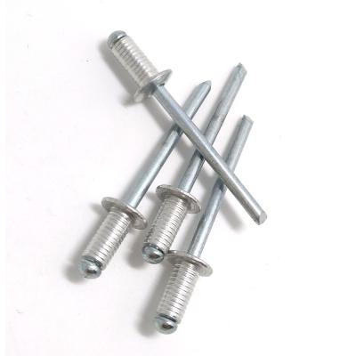 China Splined Type High Quality Aluminum Steel Rivets DIN 7337 Steel for sale