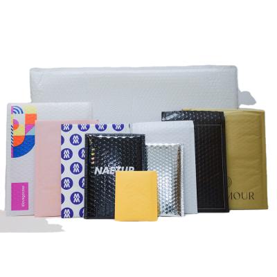 China Envelope Pocket Postage Bags Mailer Padded Bubble Mailer Poly Envelopes Mailing Mailers Envelope Cushioned Matte Black Mailing Bag for sale