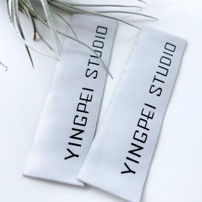 China Side Zipper Puller New Product Wash Care Double Woven Fabric Washable Upholstery Label for sale