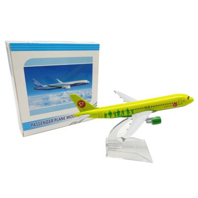 China Toy Custom Metal Airplane 16CM Siberia A320 Airplane Diecast Model Toy for sale