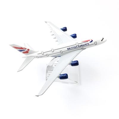 China 1:400 Middle 16CM British airways A380 Diecast Customizable Model direct from Toy Factory supplier for sale