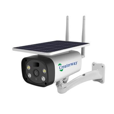 China Human Motion Tracking Full Color Night Vision 4G Sim Card 1080P Solar Powered Security Solar Powered Outdoor Radio CCTV 4G IP Camera for sale