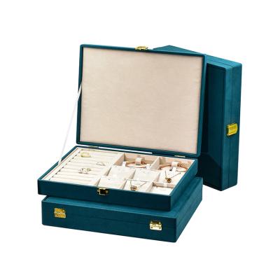 China High Quality Precious Leather Jewelry Packaging Box PU Jewelry Gift Box Bag Direct From China Factory for sale