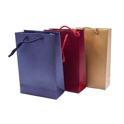 China Gift Packing New Paper Handbag Custom Jewelry Gift Bag Paper Jewelry Shopping Packaging Bag for sale