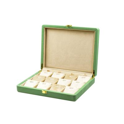 China Rounded Angle Multicolor Ring Jewelry Packaging Boxes Pendant Jewelry Box Jewelry Factory Top PU Material for sale