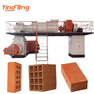 China High Quality Yingfeng JZK50 Full Automatic Building Material Stores Full Automatic Machine Making Burnt Red Hollow Block Making Machine Big Brick Machine for sale