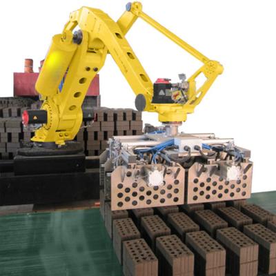 China Factory Yingfeng Automatic Clay Brick Stacker Stacking Extending Setting Robot Robotic Arm For Brick Production Machine à venda