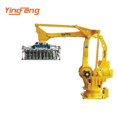 China Hotels Labor Saving Yingfeng Brick Stacker Arranging Machine 20000~30000 Automatic Bricks By German Pcs/8h Hour Roller Crusher PLC for sale