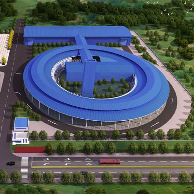 China Building Material Shop Rotary Movable Spinning Circular Burner Clay Brick Tunnel Spinning Circle Kiln for sale