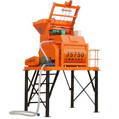 China Small Self Stores JS500 JS750 Building Material Loading Portable Electric Concrete Cement Pan Mixing Machine Price For Sale Te koop