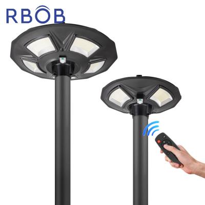 China Garden RBOB IP65 Solar UFO Power Garden Street Light Lamp 150w 300w Solar Powered Garden Lights for sale