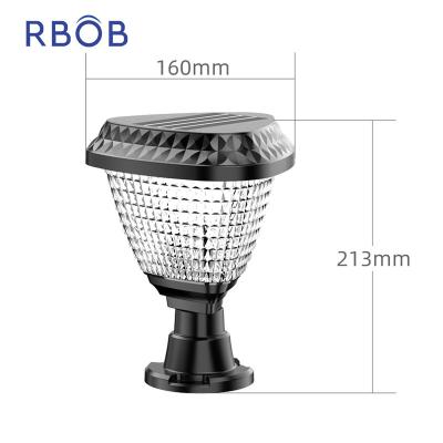 China Hot Sale Garden RBOB Garden Lights Waterproof Solar Powered Garden Gate 1W Solar Lantern Light for sale