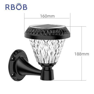 China Garden RBOB Good Quality Led Lamp Waterproof Vintage Outdoor Wall Light Vintage Solar Garden Light Led Wall Lamp for sale