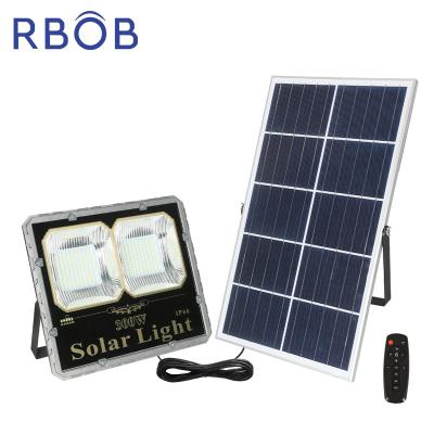 China Park Garden RBOB Outdoor Super Brightness IP66 30W 60W 100W 200W 300W Aluminum Waterproof Solar Led Flood Light for sale