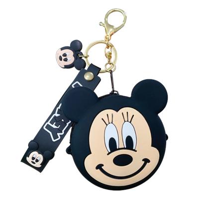 China 3d mouse mickey mouse pendant bag key chain kawaii fashion cartoon key chain original cute personal mini stitch bag for sale