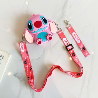 China Cute Mini Fashion Wallet 3d Cartoon Kid Jelly Bag Dot Silicone Coin Purse For Children for sale