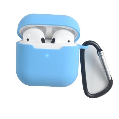 China For Cheap Aesthetic Wireless Earphone Shell Cover Earphone Silicone Earphone Case For iPhone Apple Airpod With Key Chain for sale