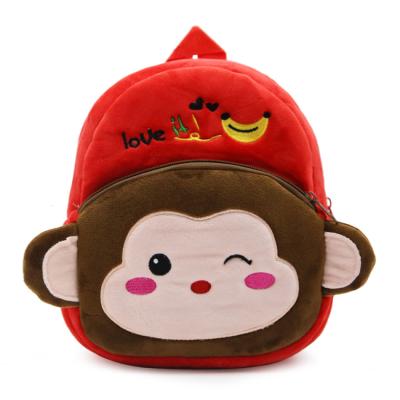 China Other Mini Lovely New Monkey Plush Stuffed Toy Backpacks Doll Kids Kawaii Faux Fur Plush Backpack For Children for sale