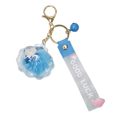 China Durable Mini Star Cartoon Chain Stitch Doraemon Kkitty Clear Crystal Acrylic Key Chain For Girls for sale