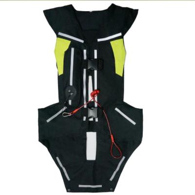 China 2022 Latest Universal Bike Anti-UV Bike Motorcycle Riding Airbag Vest Men Adults Motorcycle Airbag Protective Vest With Long Tail for sale