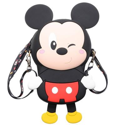 China Cheap Mickey Mouse Kindergarten Baby Girl Coin Purse Crossbody Cute Cartoon Kids Bags TSUM Reusable Children Small for sale