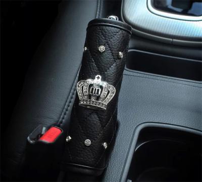 China All Of The Cars And Trucks Interior Decoration Product Auto Car Hand Brake Cover With Crown for sale