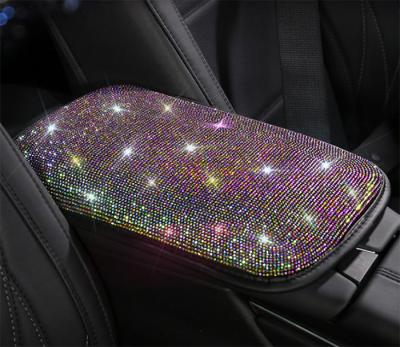 China All Of The Cars Saudi Arabia Hot Sale Women Car Interior Products Armrest Pad With Diamond for sale