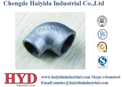 China ELBOW galvanized malleable iron pipe fitting cast iron UL factory for sale