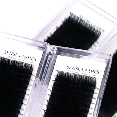 China Natural Soft J Since Dual Density L Russian Eyelash Extension Eyelash Extension C cc D Adhesive Adhesive Private Label for sale