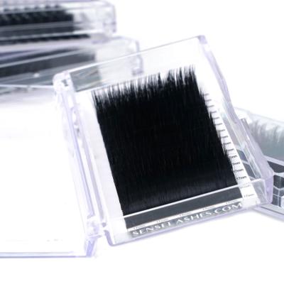 China Professional Matte Black 0.03mm Eyelash Extension Private Label Eyelash Extension Natural Soft Making for sale