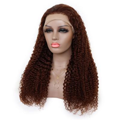 China Body Wave Brown 13x4 Lace Front Wig Straight Honey Blonde Highlight Brazilian Lace Front Human Hair Wigs For Women for sale