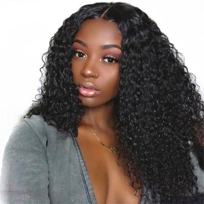 China Cheap 13x6 Water Wave Pre Plucked Curly Curly Lace Front Human Hair Wigs Glueless HD Full Lace Front Wig Raw Indian Remy Human Hair Wigs for sale