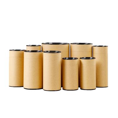 China Materials Manufacturer Recycled Paper Can Customized Essential Oil Bottle Tea Box Cosmetics Wrapping Paper Color Print Cylinder Paper Sip for sale