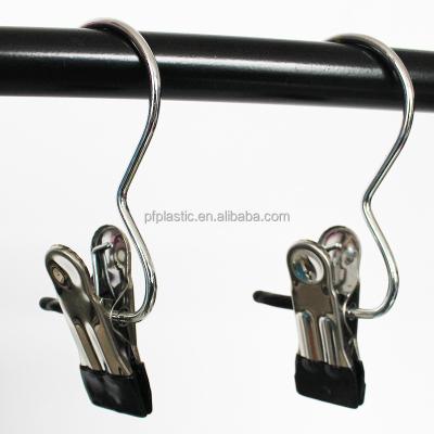 China Modern best-selling jeans show pants stainless non-slip socks spring metal iron single clip hanger for sale