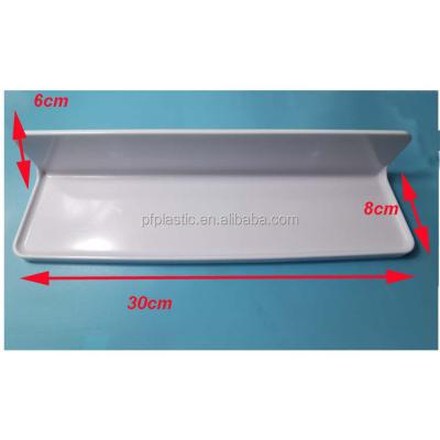 China Plastic Self-adhesive Plastic Shelf Holder Bathroom Storage Shelf for sale