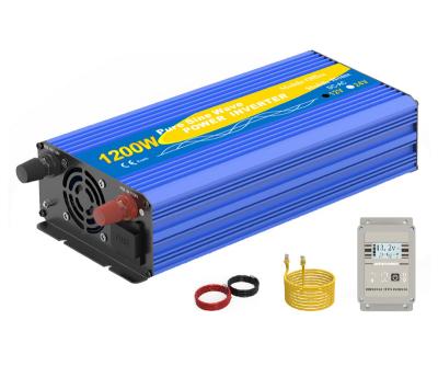 China High quality DC12v yes to AC220/230v/240v 50Hz with remote control pure sine wave 1200w vehicle inverter for sale