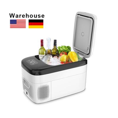 China China-chic New 12v Refrigerator Mini Car Refrigerator Eurgeen Car Freezer 18/25L for sale