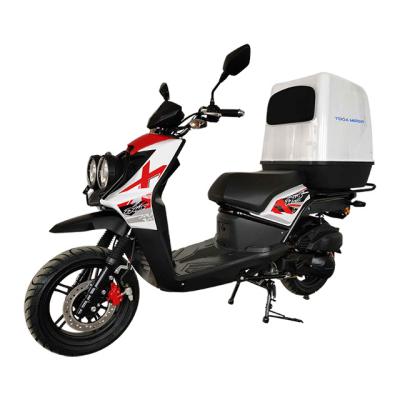 China New Design Aluminum/Iron 80cc/125cc/150cc Delivery Gas Scooter Take-Out Motorcycle With Trunk for sale