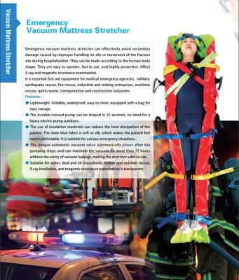 China Emergency Rescue Vacuum Mattress Stretcher Amlulance Stretcher OEM Price CE for sale