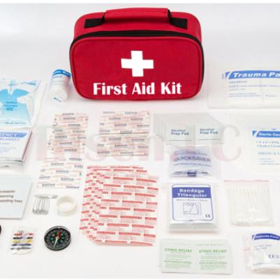 China TOP Selling Survival First Aid Kit All In One Emergency Survival Kit With Flashlight/Knife/Compass/Blanket for sale