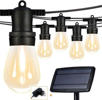 China Solar Powered String Lights Solar Powered 3v 12v Set Led Bulbs and Solar Panel Included Warm White RGB Solar Led String Lights for sale