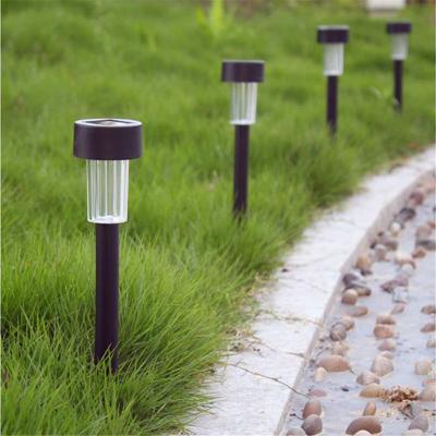 China Wholesale Solar Garden Lawn Decoration 12pack Outdoor Led Stainless Steel Lights For Garden for sale