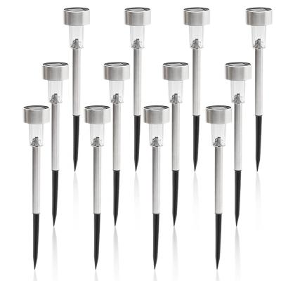 China Top Selling Outdoor Garden Landscape Lighting 12pack Led Solar Ground Garden Lights for sale