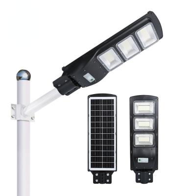 China ROAD ABS Integrated Motion Sensor 30w 60w 90w 120w 180w All In One Led Solar Street Light for sale